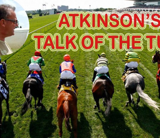 Punters friend Andrew Atkinson's TALK OF THE TURF