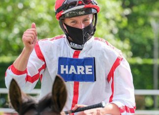 Tom Marquand rode Aljaryaal fromthehorsesmouth.info tip to win Unibet Handicap at Kempton.