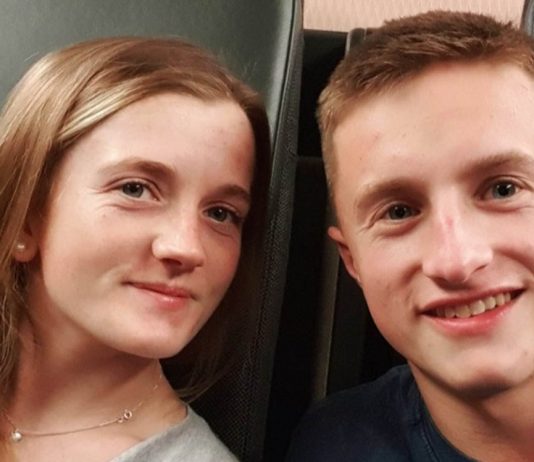 Tom Marquand with partner Hollie Doyle Tom Marquand and Hollie Doyle: Noted rides at Lingfield. Photo: Twitter