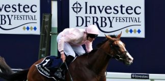 Vincent O'Brien won the Investec Derby for the seventh time with Anthony Van Dyck in 2019.