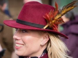 Kerry Lee: hoping for another feather in her hat at Cheltenham. Photo: Twitter.
