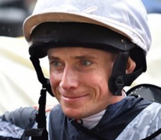 Ryan Moore rides Crackling (2.35) Convertible (3.10) at Lingfield Park.