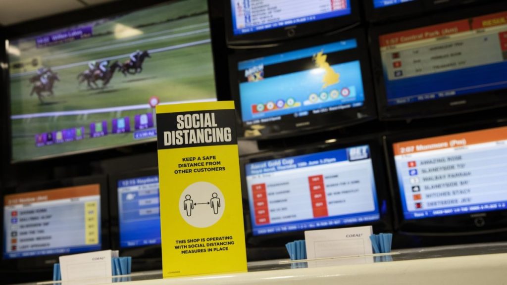 Betting shops will remain closed during the four days Cheltenham Festival (March 16-19) and The Randox Aintree Grand National (April 10).