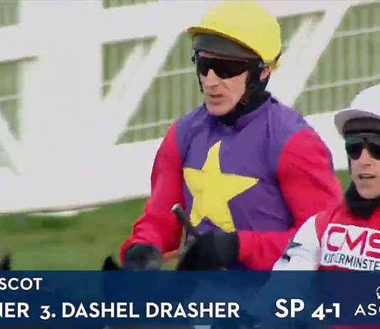 Dashel Drasher wins Grade 1 Betfair Ascot Chase