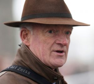 Willie Mullins saddles Blue Lord, Stattler and Hi Ho Phoenix at Fairyhouse.