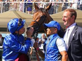 William Buick rides Space Blues (3.00) at York.