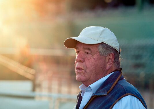 Sir Michael Stoute’s assistant James Horton to take trainer role at Manor House Farm, Sir Michael Stoute trained Bay Bridge (3.40) with Ryan Moore up is tipped to win the Group 1,