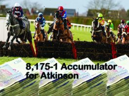 Just Champion as fromthehorsesmouth.tips Escobar 16-1 – part of 8,175-1 accumulator! Just Champion as fromthehorsesmouth.tips Escobar 16-1 - part of 8,175-1 accumulator!