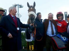 COP FOR THAT! Give Me A Copper, part-owned by ex-Manchester United manager Sir Alex Ferguson, who was at the races, completed a fromthehorsesmouth.tips Wincanton 17-1 treble.