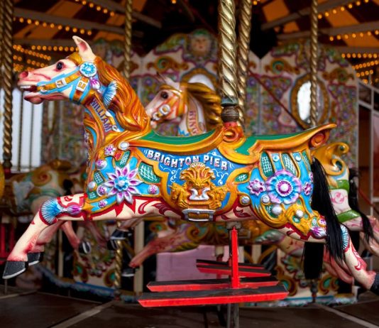 Seaside shuffle for Brighton Pier