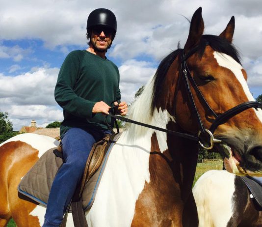 AINTREE GRAND NATIONAL BAN A JOKE! Bishop was in Spain in recent years, with his wife at the Caballo Blanco Trekking Centre,