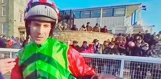 Danny Cook successful on Definitly Red at Kelso, ahead of Grand National tilt.