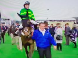 Dame De Compagnie completes opening three races 47-1 treble! By Andrew Atkinson Dame De Compagnie completed a 47-1 winning treble tips on the opening three races on day two of the 2020 Cheltenham Festival, when landing the Coral Cup Handicap Hurdle over 2 miles 5 furlongs! "She won well," said winning jockey Barry Geraghty, who gained a 2 1/4 lengths win ahead of Black Tears (12-1), with Thosedaysaregone (10-1) third, and Cracking Smart (33-1) fourth in the 25 runners' field. "There wasn't much of a gallop, but she relaxed and was able to pick-up well," said Geraghty. Dame De Compagnie, is trained by Nicky Henderson, and owned by J. P. McManus: "I have a great job - there's no one better than Nicky Henderson," said Geraghty. "Barry gave him a great ride," said McManus, also owner of Champ, winner of the RSA Insurance Novices' Chase. *Dame De Compagnie was Andrew Atkinson's sixth winning tip at the 2020 Cheltenham Festival - after a 455-1 treble on Tuesday.