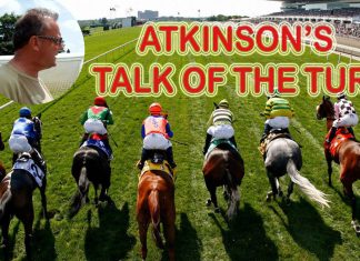 Punters friend Andrew Atkinson's TALK OF THE TURF
