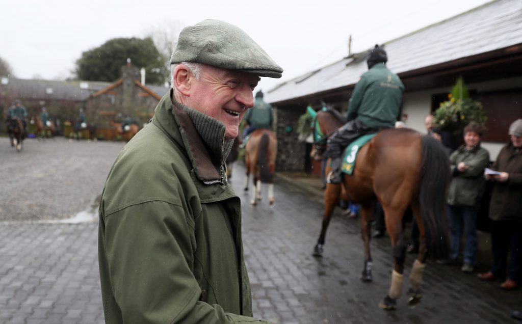 Willie Mullins saddles Goven (2.50) Naas Maiden Hurdle.