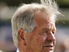 Caption: Sir Michael Stoute trained Brigadier Gerard Stakes 2019 winner Regal Reality.