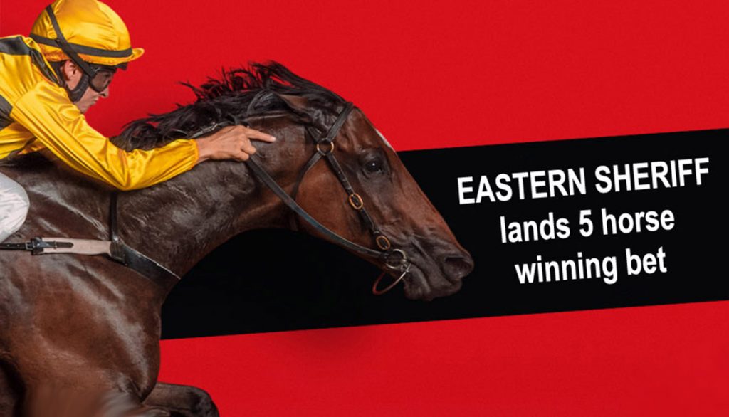 Eastern Sheriff fires 1,067 Lucky 31 fromthehorsesmouth.info five horse winning bet