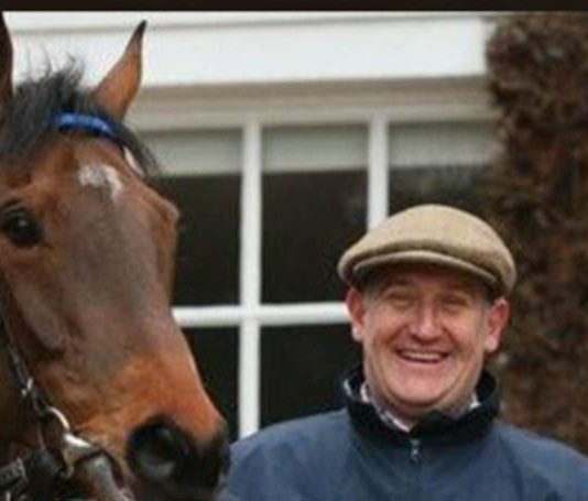 It’s great to have jump racing back – Donald McCain jnr McCain at his Bankhouse stables, Cheshire. Twitter