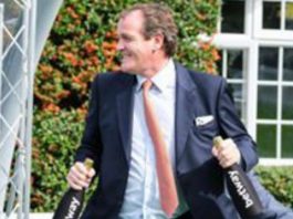 Richard Hannon saddles Chindit in the Darley Dewhurst Stakes. Photo: Twitter.