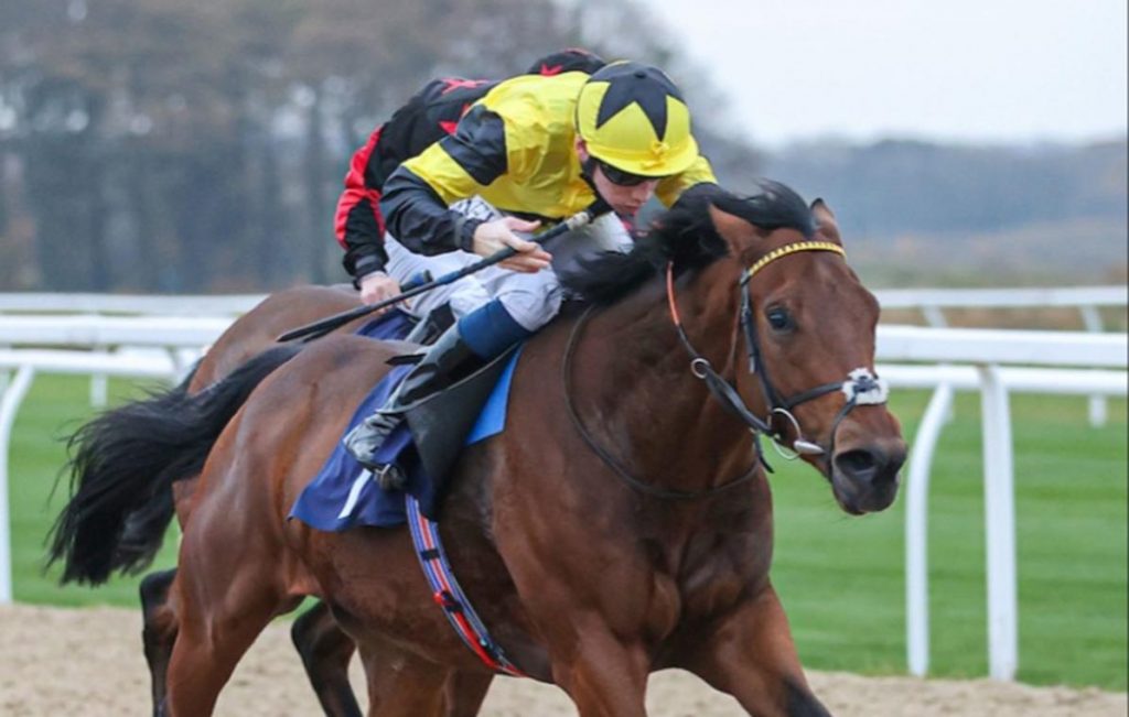 Callum Shepherd rode Final Voyage to win the Ladbrokes C4 Nursery at Wolverhampton.