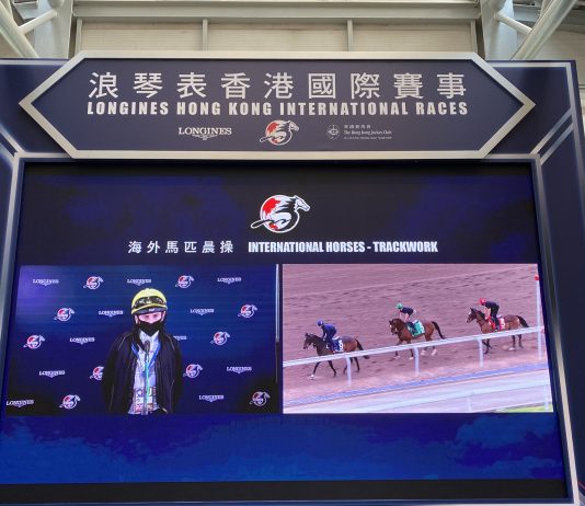 Moore will be on board Magical in Sunday’s Longines Hong Kong Cup at Sha Tin