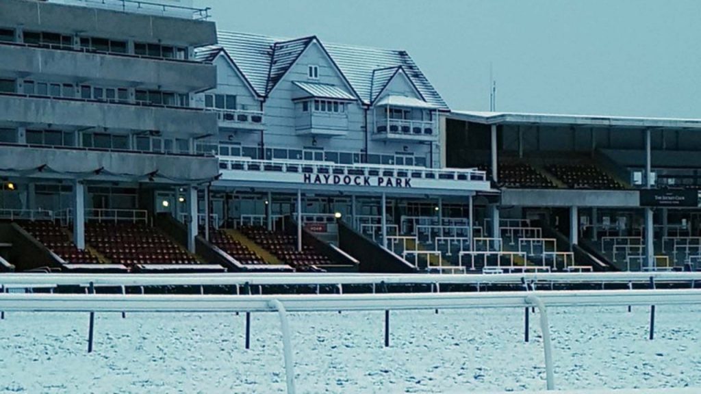 Frost covers at Haydock after passing inspection ahead of Saturday's meeting