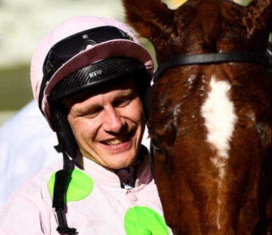 Paul Townend rides Burrows Saint (2.52) in Fairyhouse Grade 3 Bobby Jo Chase.