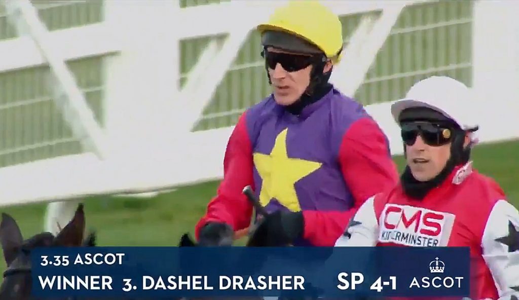 Dashel Drasher wins Grade 1 Betfair Ascot Chase
