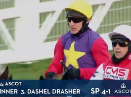 Dashel Drasher wins Grade 1 Betfair Ascot Chase