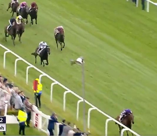 'I was like a hot knife through butter - I had everything completely beaten coming around Tattenham Corner' - Frankie Dettori