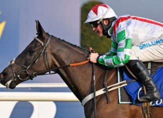 James Bowen rode tip Mister Fisher to win Grade 2 Coral Silviniaco Conti Chase. Image Kempton Park Twitter