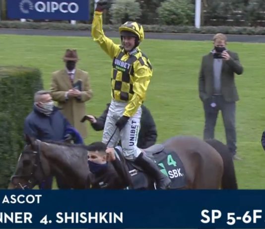 Shishkin wins Grade 1 Clarence House Chase at Ascot 