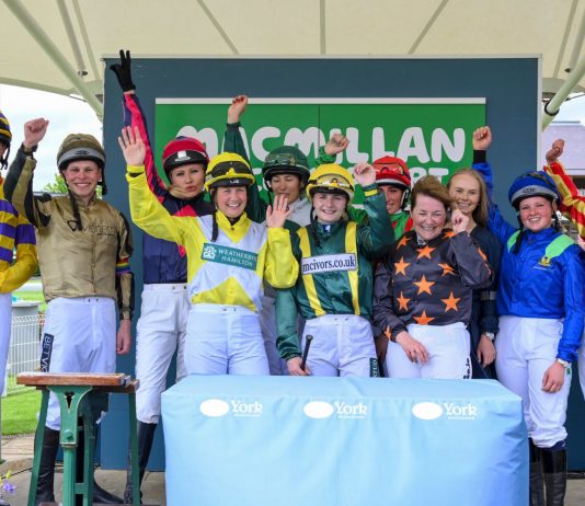 Charity riders at York raiding money for Cancer relief